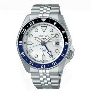 Men's Automatic Seiko 5 Sports Stainless Steel Bracelet Watch 42mm SSK033